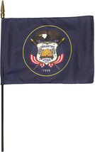 Utah - 8&quot;X12&quot; Stick Flag - £8.87 GBP