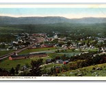 Birds Eye View From Beech Hill Keene New Hampshire NH UNP WB Postcard H20 - $2.92