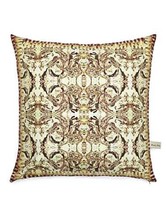 BANKE KUKU Cushion Home Delta Collection Royal Yellow Small 18&quot; X 18&quot; - £57.59 GBP