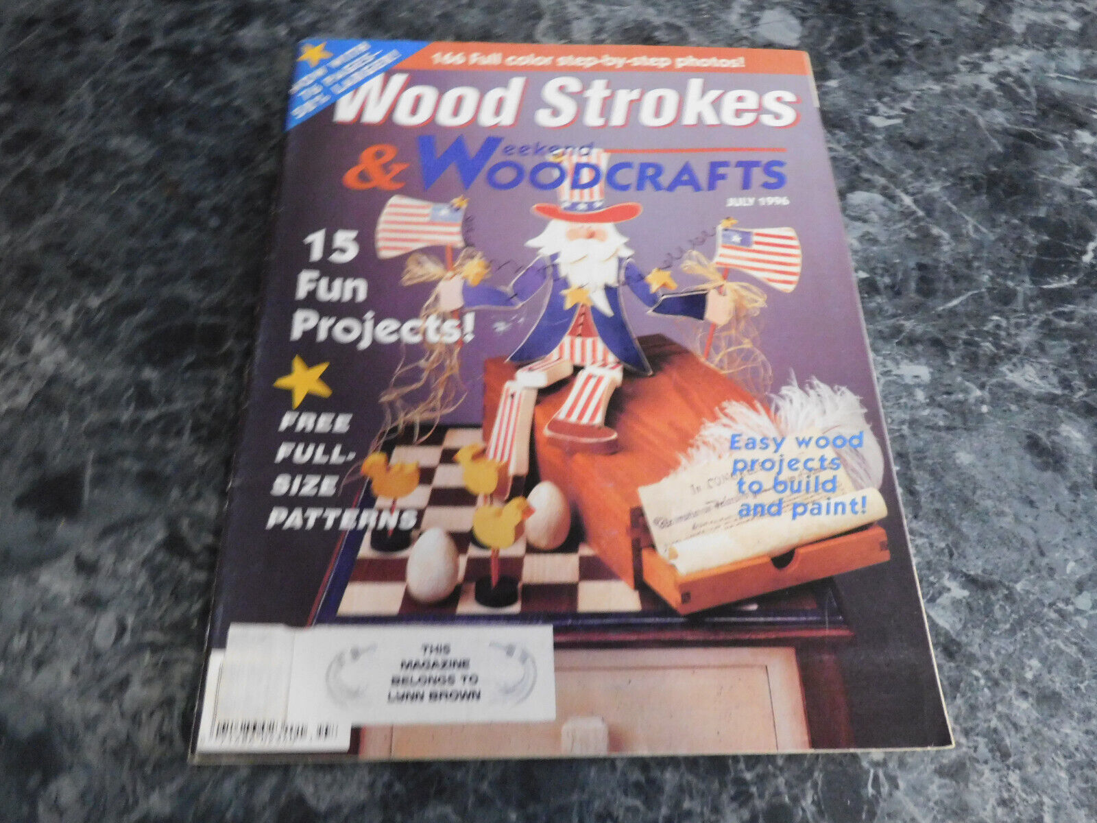 Primary image for Wood Strokes Magazine July 1996  Towel Holder