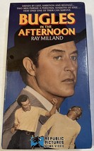 Bugles in the Afternoon (VHS, 1987) Ray Milland Hugh Marlowe B&amp;W 1951 NEW SEALED - £6.94 GBP