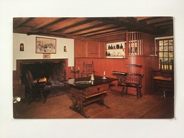  vintage POSTCARD unposted ✉️ BAR ROOM Longfellow&#39;s Wayside Inn SUDBURY ... - £1.94 GBP