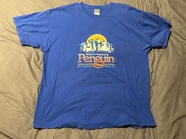 Vintage Penguin Club Berlin Shirt 2XL Blue Chilled to Perfection Deutsch... - $12.63