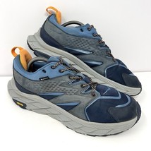 Hoka One Men’s Anacapa Low GTX Trail Running Shoe Sz 10 Blue Goretex Hiking - $59.35