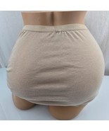 NEW Victoria&#39;s Secret Vtg 100% Cotton Thin Signature Hi Cut Panty Beige ... - €27,96 EUR