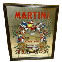 Martini Rossi Vermouth Vino London Torino German Advertising Mirror Sign - $49.50