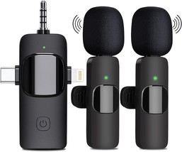 Puyana 3-In-1 Wireless Lavalier Microphone With Usb-C Interface For, And... - $37.99