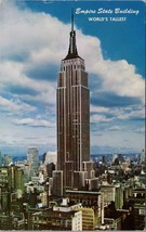 Empire State Building World&#39;s Tallest NY Postcard PC497 - £3.85 GBP