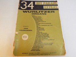 Vintage Sheet Music Songbook 34 Hit Parade Extras Wurlitzer Organs - £7.06 GBP