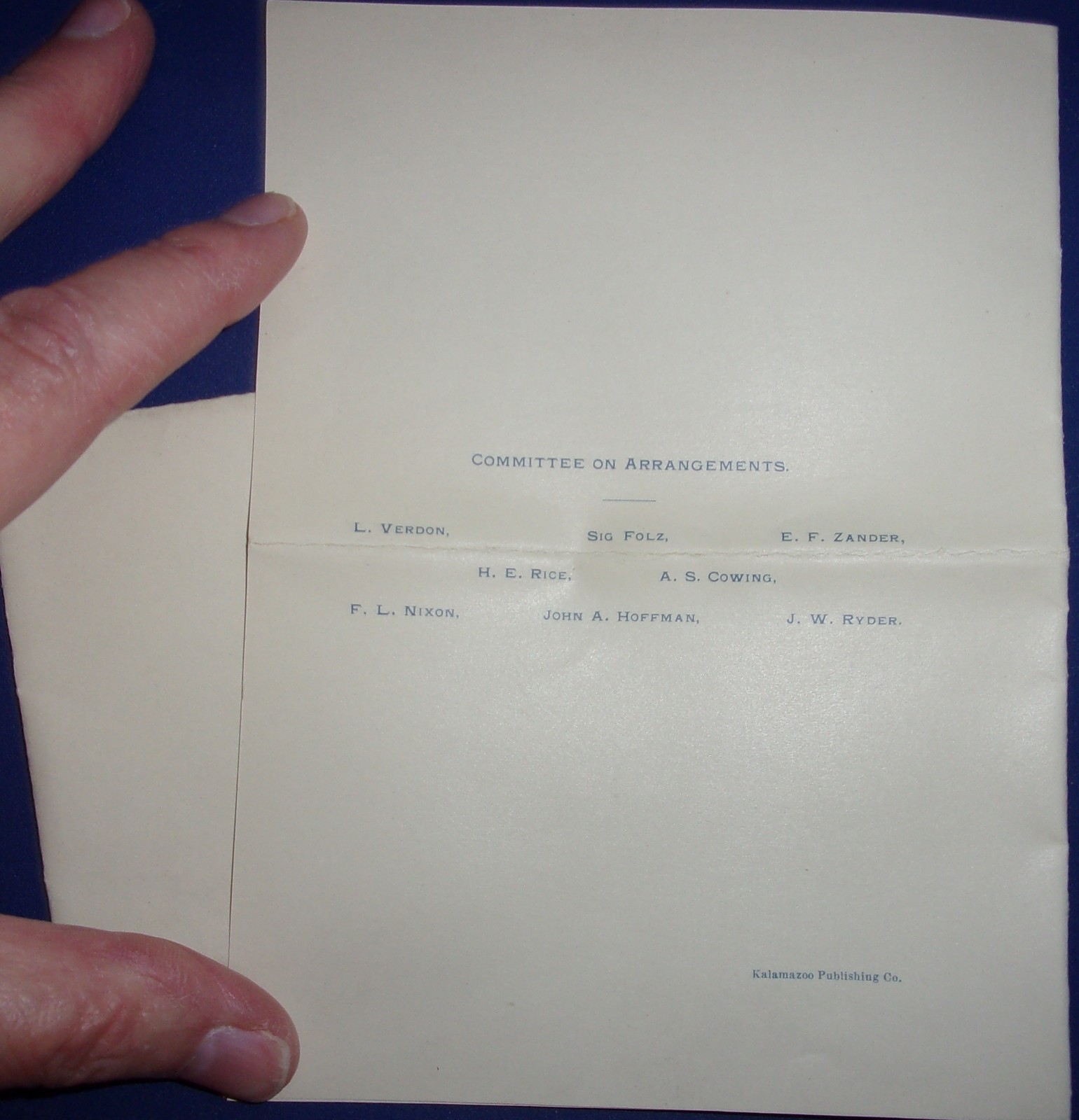 Victorian Wedding Announcement 1903 - $2.99