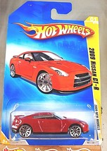 2009 Hot Wheels #1 New Models 1/42 2009 NISSAN GT-R Red Variant w/Chrome 10 Sp - £16.10 GBP