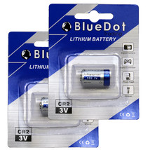 Brand New 2Pcs CR2 BlueDot Trading Lithium Battery 750mAh ~  from USA - £12.56 GBP