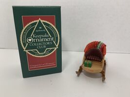 Hallmark Keepsake Ornament Collector's Club 1988 sleigh Sleighful of Dreams - $6.17