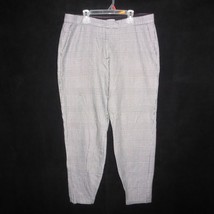 Tommy Hilfiger Black White Houndscheck Plaid Pants Casual Womens Size 16 - $19.75