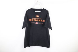 Vintage NFL Mens Large Distressed Cincinnati Bengals Football Spell Out T-Shirt - £23.83 GBP