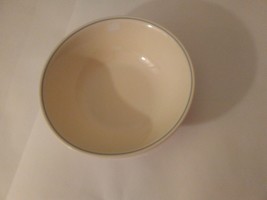 corelle serving bowl beige with blue stripe - £9.63 GBP