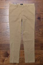 HUGO BOSS Hommes Kaito Slim Fit Coton Extensible Moyen Beige Kaki Chino ... - $64.13