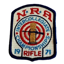 Vintage Patch National Rifle Association NRA Intercollegiate Championshi... - £9.30 GBP