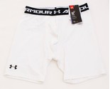 Under Armour White Fitted Base Layer Short Youth Boy&#39;s Size L - $29.69