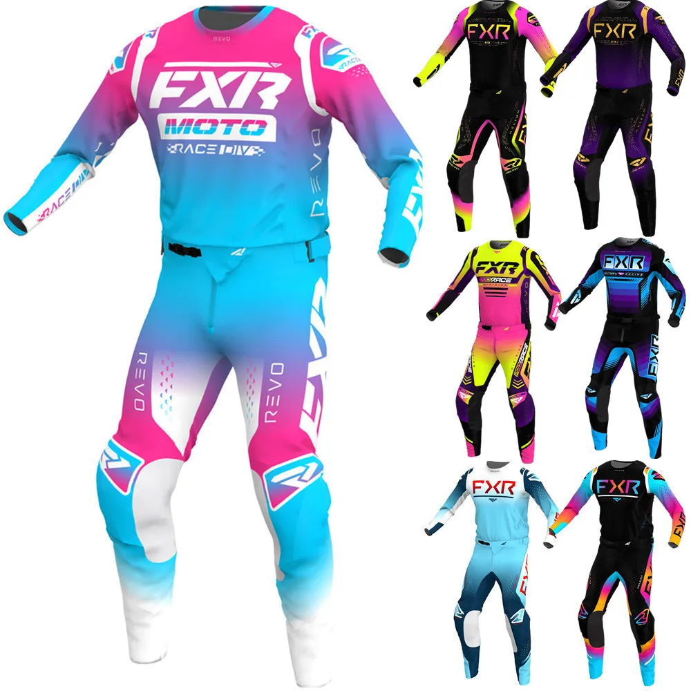 2024 FXR Motorcycle Clothing Jersey Set Dirt Bike Clothing Off Road Motocross - £22.76 GBP+