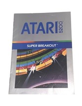 Atari 5200 Vtg 1982 Super Breakout Video Game Manual Only - £6.93 GBP