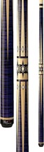 F-2610 Graphic Maple/Purple Tiger-Stripe with Black and Cream Points Pool Cue - £345.11 GBP