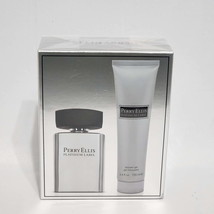 Perry Ellis Platinum Label 2PCs men set 3.4 oz spray + Shower Gel - $1,268.31 MXN