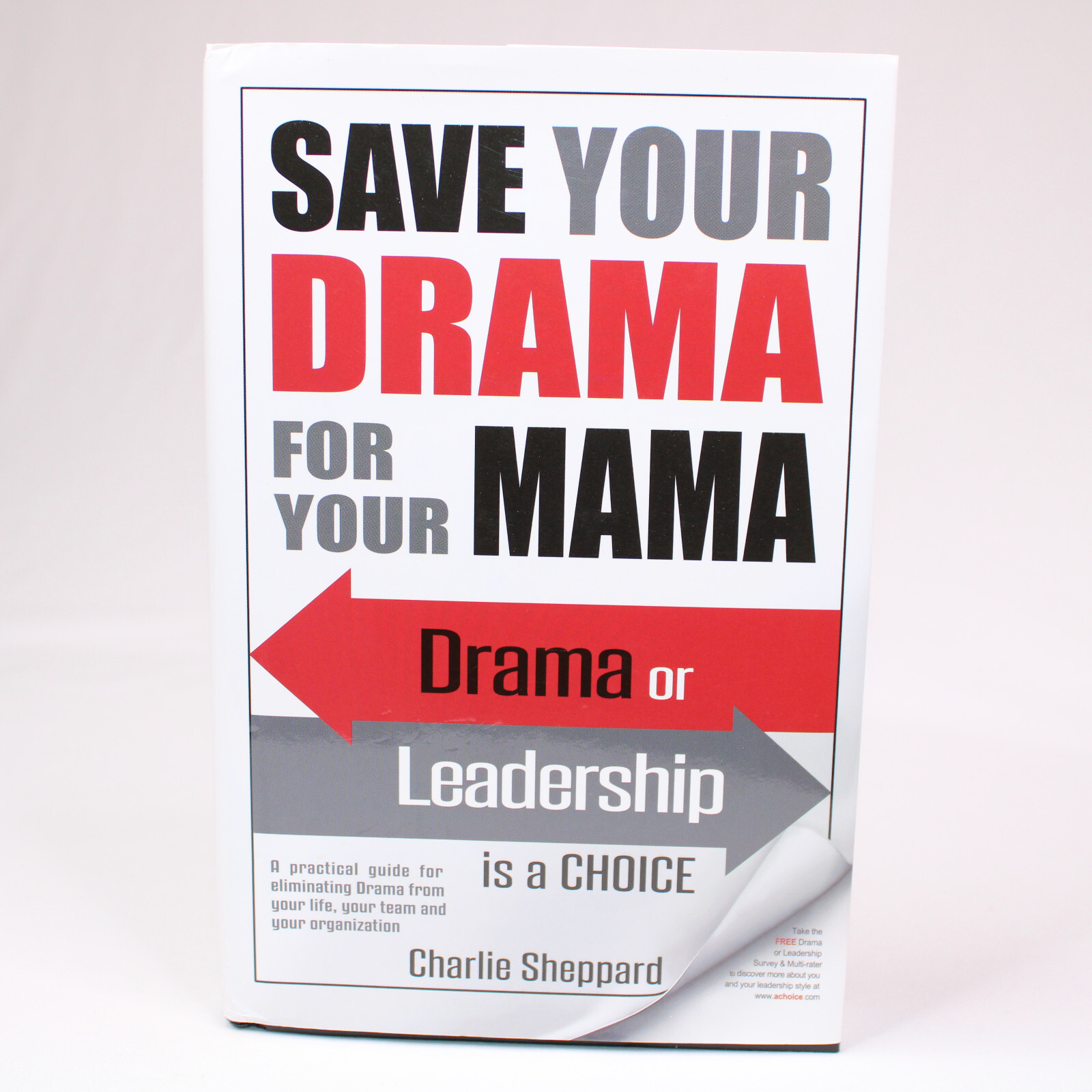 SIGNED Save Your Drama For Your Mama By Charlie Sheppard 2013 Hardcover ... - $14.74