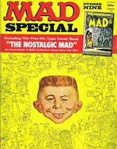 ORIGINAL Vintage 1972 Mad Magazine Special #9 with Comic Book insert - £19.75 GBP