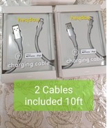 heyday Two Charging Cables 10ft For iPhone / iPad 8-Pin - Grey - $23.00 CAD