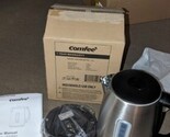 COMFEE&#39; Stainless Steel Cordless Electric Kettle. 1500W Fast Boil with LED - $45.53