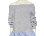 After Market Off The Shoulder Sweatshirt Size M - $41.58