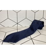 Donald Trump Mens Necktie Tie 100% Silk Blue Geometric Diamond Dot Print - £23.46 GBP