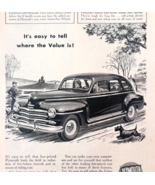 1949 Plymouth Special De Luxe Advertisement Automobilia Scottie Terrier ... - $24.99