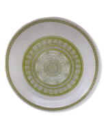 Franciscan Dinner Plate Earthenware Hacienda Geometric Green Flower Shap... - $16.78