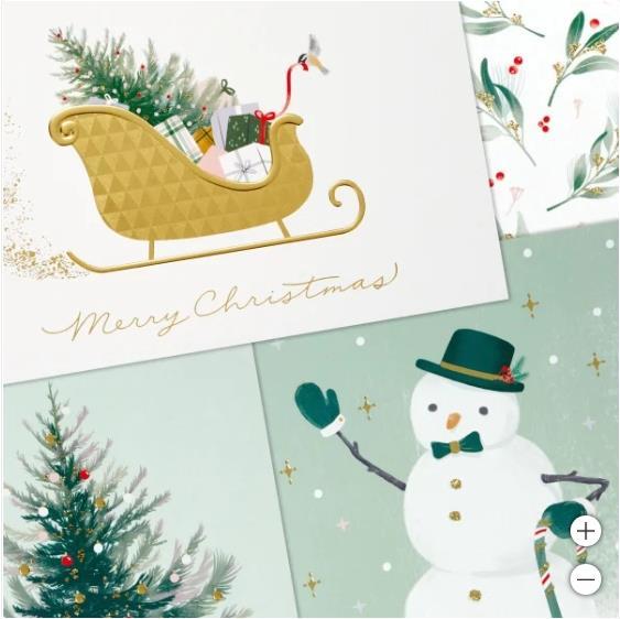 Hallmark Greeting Cards Envelopes Joyful Christmas Holiday 40-Count Self-Sealing Item image 6