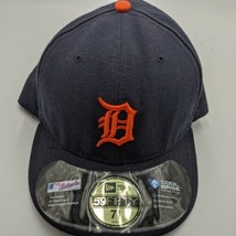 New Era 59Fifty Mens MLB Cap Detroit Tigers On Field Fitted Home Hat Navy Blue - £30.43 GBP