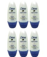 LOT 6 x Dove Original Clean, Moisturizing 24-Hr Roll On Deodorant 1.7 Oz... - $47.52 CAD