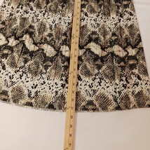 NY Invasion Women's Brown & Black Elastic Waist Pull-On Skirt Size L Made In USA image 11