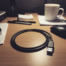 USB Extension Cable Black, 1-Pack 2.0 4Ft USB Type A Male to A Female - $10.57 CAD