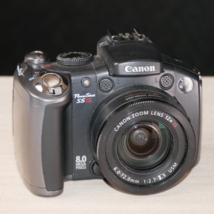 Canon PowerShot S5 8.0 MP Digital Camera Black *GOOD/TESTED* W AA batteries - $56.42