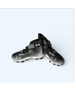 Under Armour Football Cleats UAF Black Radioactive Youth Size 2 - $14.85