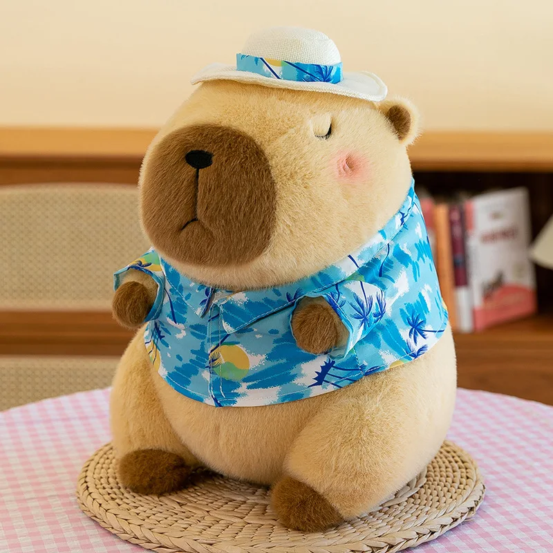 40cm Kawaii Capybara Plush Simulation Capibara Anime Fluffty Toys Cute Stuffed D - £20.31 GBP