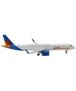 Airbus A321neo Commercial Aircraft &quot;Jet2 Holidays&quot; White with Blue Tail ... - $2,211.23 MXN