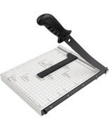 A4 Paper Cutter Stack Paper Trimmer Guillotine Heavy Duty Metal Base 12”... - $31.99