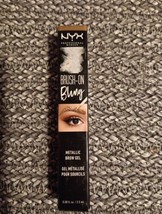 NYX BRUSH-ON Bling Metallic Brow Gel. BOBMBG04 SHMONEY(XX9) - £11.48 GBP