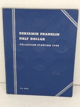 Vtg Whitman Coin Album Folder 9032 Benjamin Franklin Half Dollar startin... - £7.29 GBP