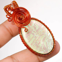 Australian Triplet Opal Wire Wrapped Handcrafted Pendant Copper 2.60&quot; SA 1466 - £3.98 GBP