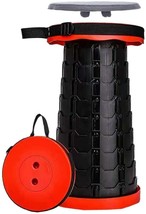 Portable Telescoping Red/Black Stool Collapsible Retractable 400lb Capac... - £24.64 GBP