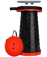 Portable Telescoping Red/Black Stool Collapsible Retractable 400lb Capac... - £24.25 GBP